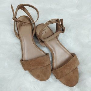 Sandals strap ankle square heels